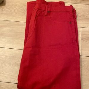 Mens levis 38/32 red jeans